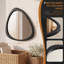 Miroir mural 24 po x 19 po à cadre irrégulier en bois organique, miroir décoratif asymétrique pour entrée, salon, salle de bain-2135194689-2137489996