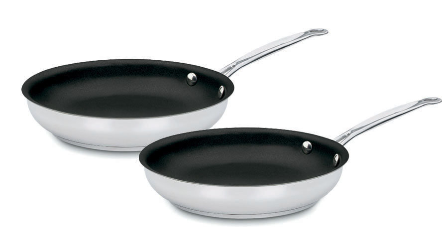 Cuisinart Chef's Classic Stainless Steel 2 Piece Skillet Set Cuisinart