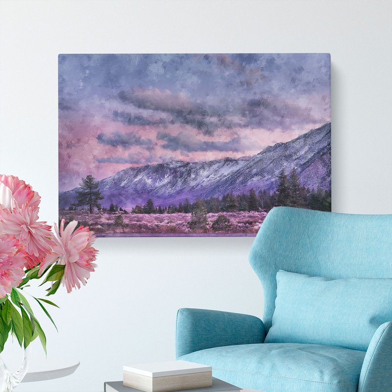 Mammoth Creek In California - Wrapped Canvas Painting, 50cm H x 76cm W x 3cm D