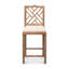 Brighton Upholstered Stool with Solid Wood Frame