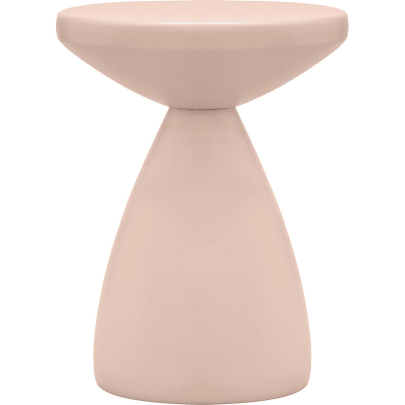 Anika Hendershot Iron Side Table, Pink