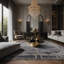 Tapis gris soyeux et moelleux-100907806