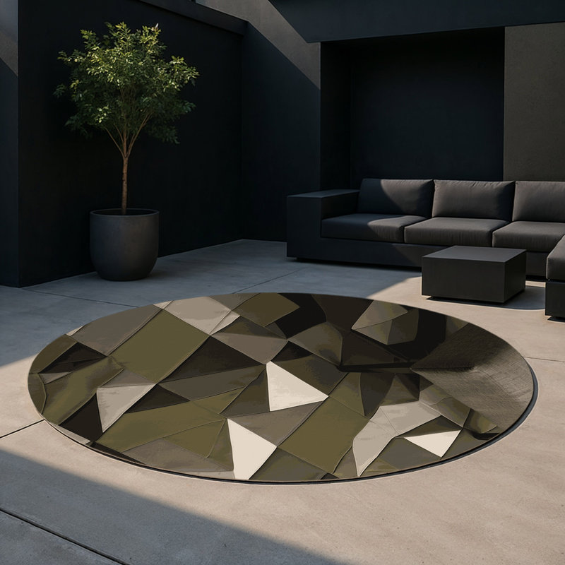 Tapis intérieur et extérieur Sentinel, Round 5'