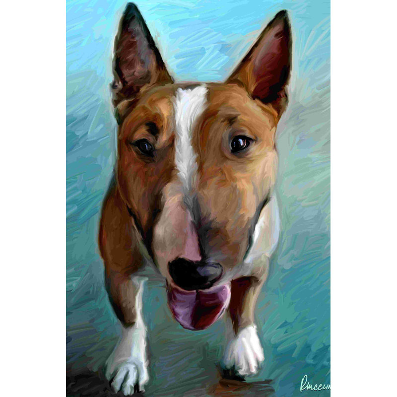 Spike bull terrier, H 18 po x l 12 po
