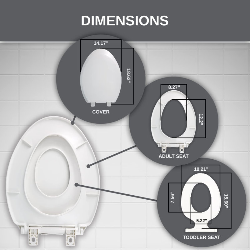 Siège de toilette allongé Potty