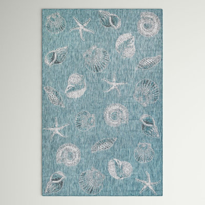 Tapis intérieur / extérieur tissé à la machine Saldanha