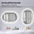 Woodcroft Brighten Your Bathroom with our Smart LED Bluetooth Oval Mirror