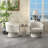 Iryanna 25.2'' Wide Tufted Swivel Barrel Chair-2027843190-2052745383