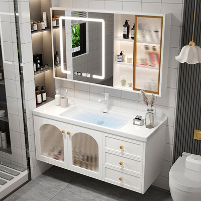 Light luxury modern simple bathroom cabinet