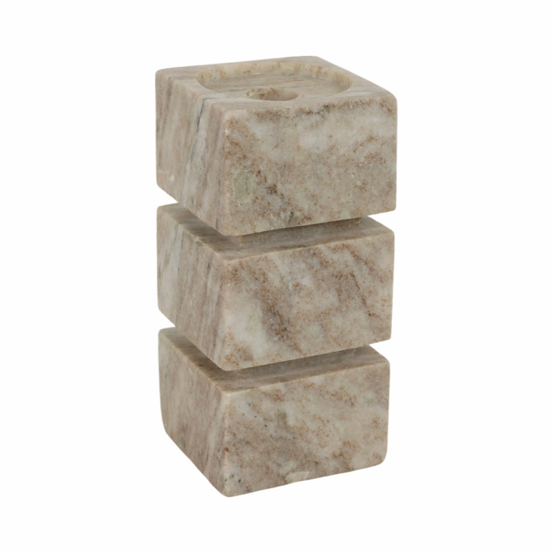 Pillar Candle Holder, 8" H x 4" W x 4" D