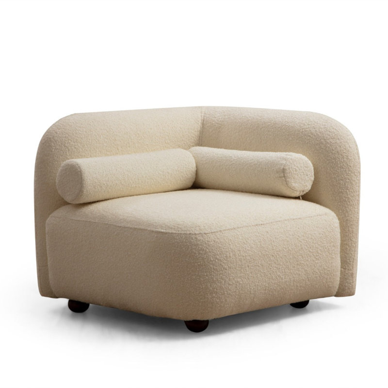 Fauteuil à oreilles en polyester l 35,43 "Wing
