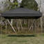 Auvent 10 'x 10' avec auvent et sac Airy, noir