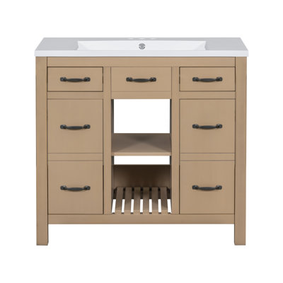 Meuble-lavabo 36 po avec lavabo supérieur