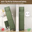 Armoire de rangement de salle de bain cintrée de 69,5 pouces de hauteur avec portes cannelées et 5 tablettes-1415275890