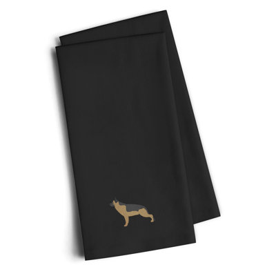 Serviette de cuisine à broderies allemandes berger