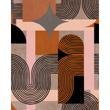 Revival (Mid Century Modern) Geometric Wallpaper Roll