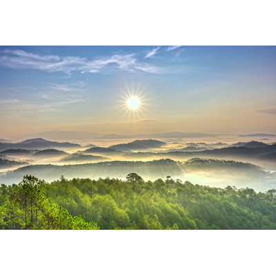 " Sunrise Over Hill "