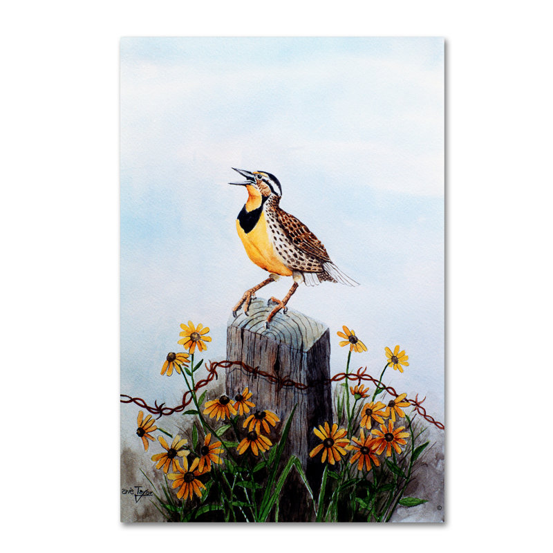 Dugazon «Meadowlark 3», reproduction sur toile tendue, H 47 po x l 30 po