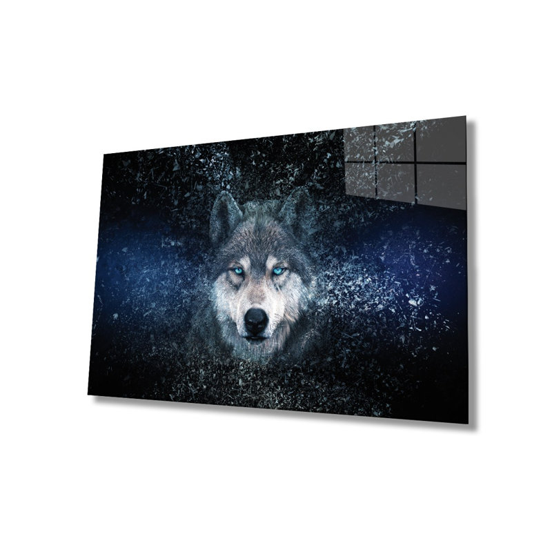 Elegant Decorative Tempered Glass Painting, 18.1 x 28.3 inches | 100% Tempered Glass, Thickness: 0.16 inches | Stunning Artwork for Home Décor, Living Room, & Office Spaces, Durable & Easy to Clean