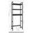 3 Tier Adjustable Bamboo Over The Toilet Storage Shelf Freestanding Bathroom Space Saver Organizer Rack Black For Laundry Room Balcony-1096288225