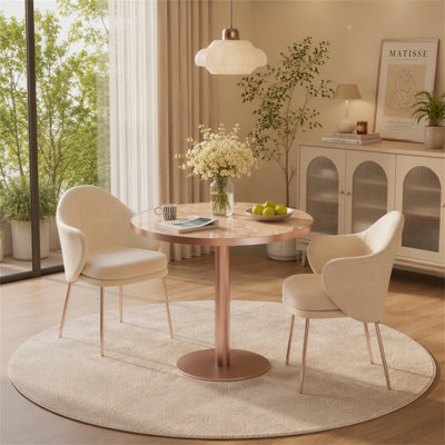 31.5" Round Modern Tulip Dining Table