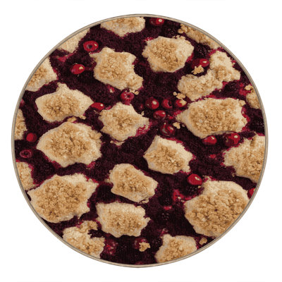  Tapis lavable croustillant aux baies