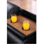 Canapé modulaire en similicuir avec repose-pieds Irine
