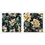 Ensemble de 2 collages carrés vert et beige-1118050824-1118050825