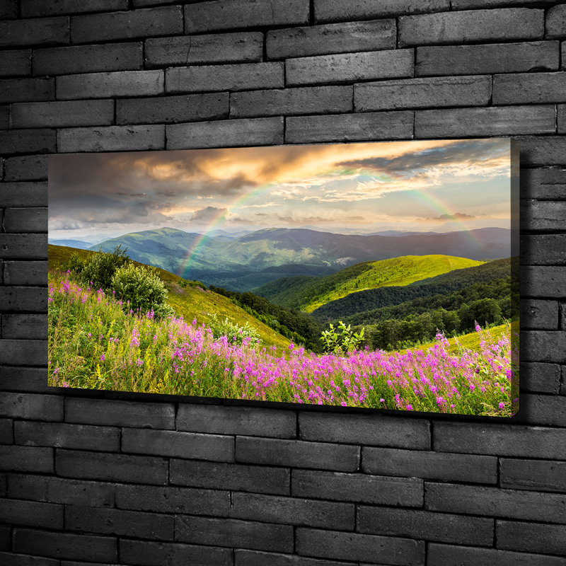 Mountain Landscape - Wrapped Canvas Print