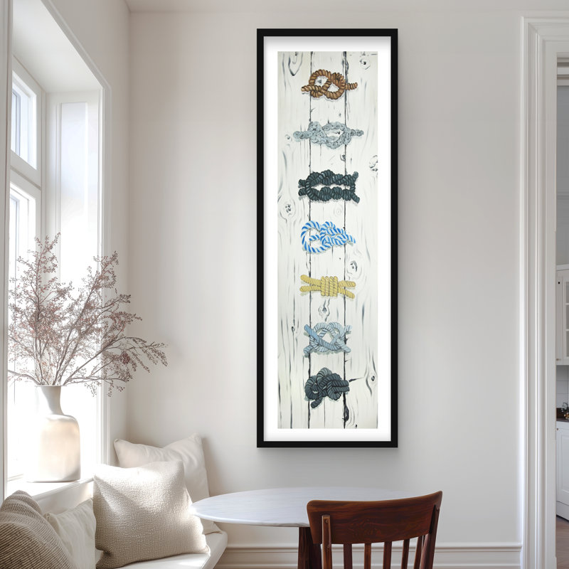 Marine Knots - beige avec imprimé mat pour la décoration intérieure