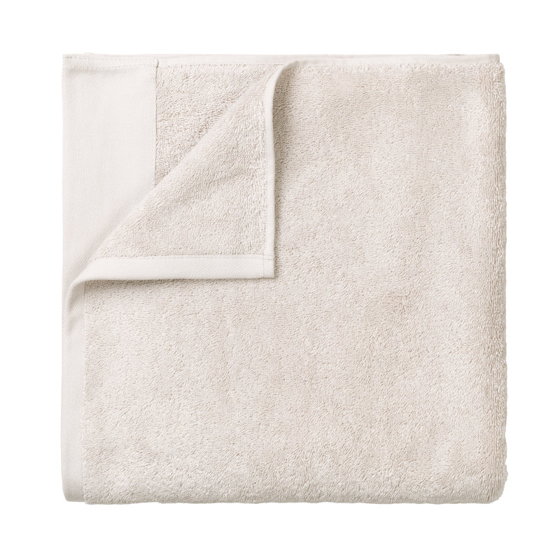 Serviette de bain 100% coton biologique RIVA, Clair de lune / Crème