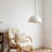 Aurelius 1-Light Adjustable Single Dome Pendant