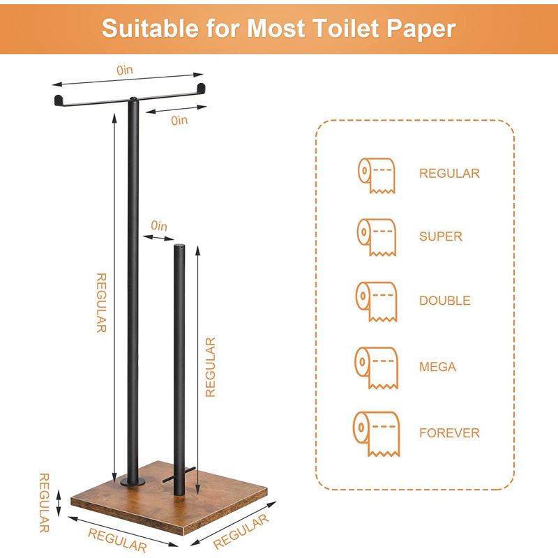 Free Standing Toilet Paper Holder