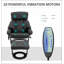 Fauteuil inclinable avec repose-pieds, fauteuil inclinable avec massage par vibration, similicuir