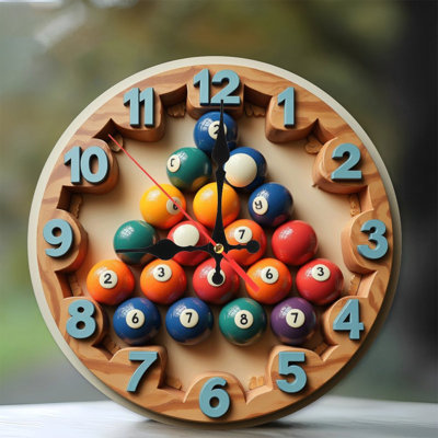 Colorful Educational Pool Ball Set for Learning Numbers