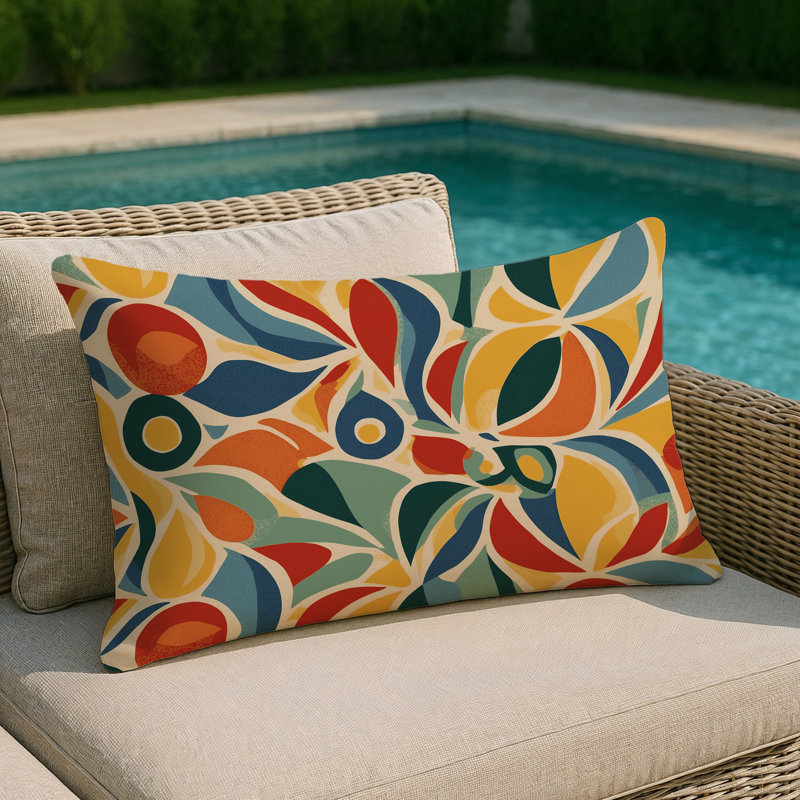 Breezy Line Indoor And Outdoor Pillow, Rectangle 25"H x 18"W