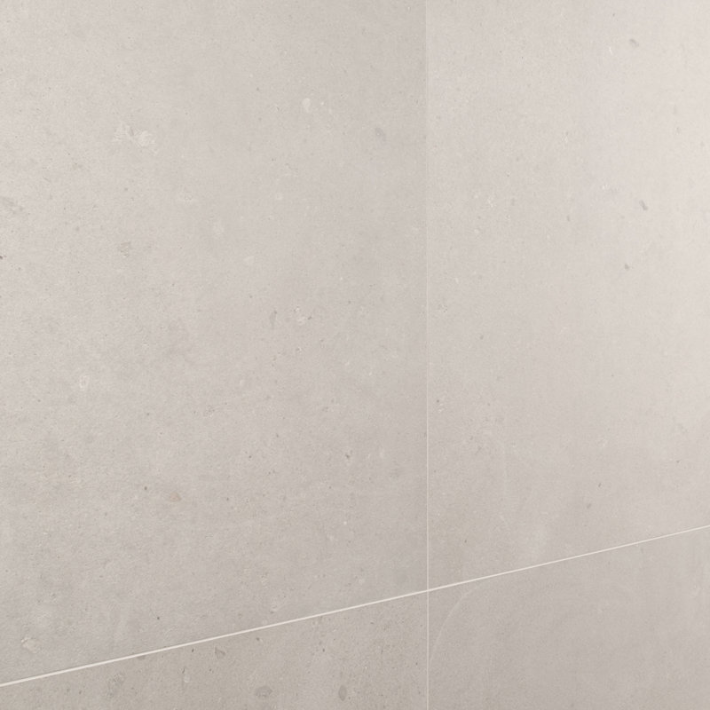 Piccoli Petite 36x36 Matte Terrazzo Look Porcelain Tile, Warm Gray