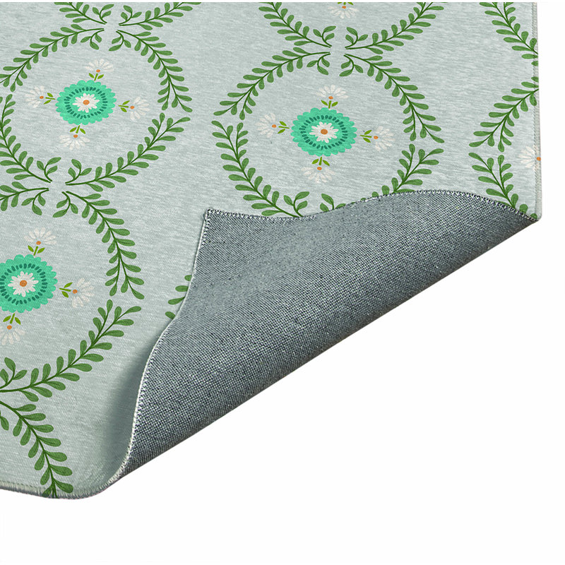 Bree Low Pile Decorative Indoor Area Rug, Rectangle 4' x 6'