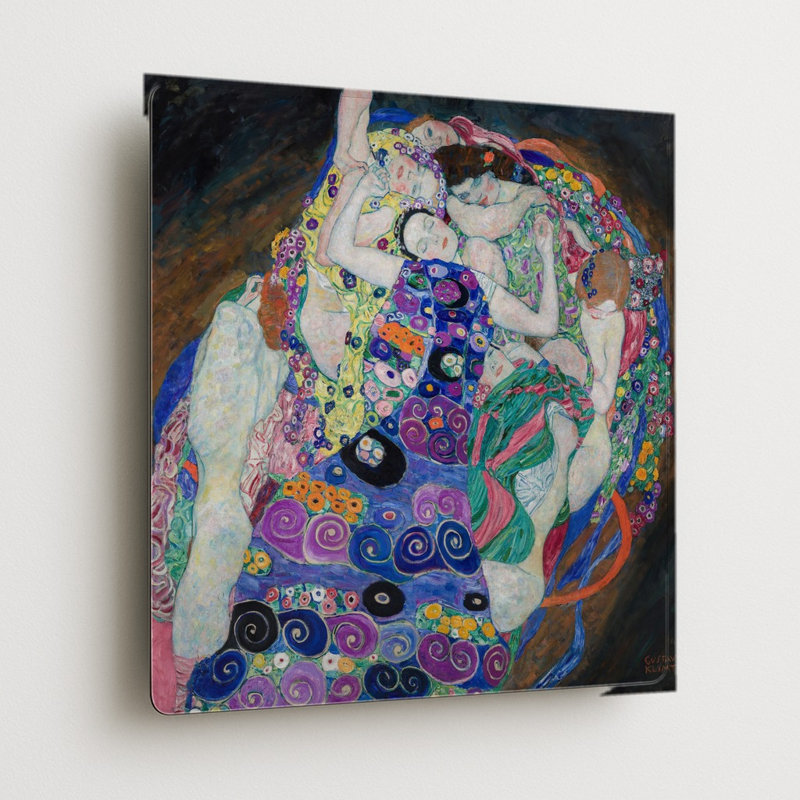La Vierge (Die Jungfrau) (1913) — Tableau mural carré en métal, 8" H x 8" W