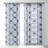 Camilla Foss Circles In Blue Ii 1pc Sheer Window Curtain Panel-40041537