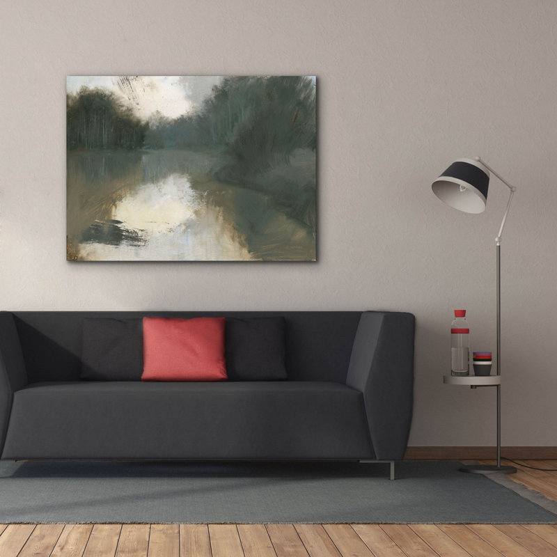 «Moody Landscape» par James Wiens, art mural sur toile, H 40 po x l 54 po
