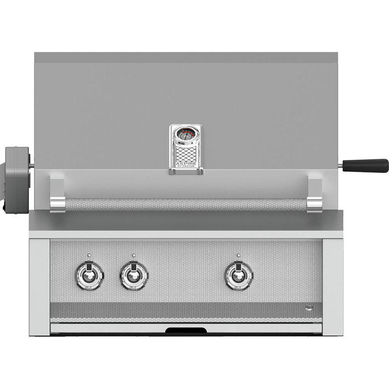 Aspire Grill Built-In, 2 U-Burner, Rotisserie 30", Natural Gas