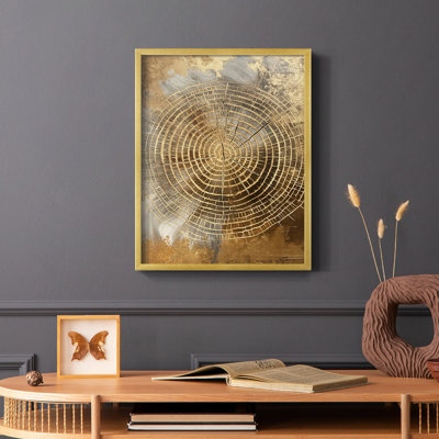 Série ABSTRACT CLxxvi - reproduction encadrée de qualité supérieure - prête à être accrochée - aucun clou requis