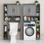 Armoire de rangement au-dessus de la toilette-1490072454