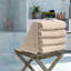 Ensemble de 4 serviettes de bain 100% coton-24093373
