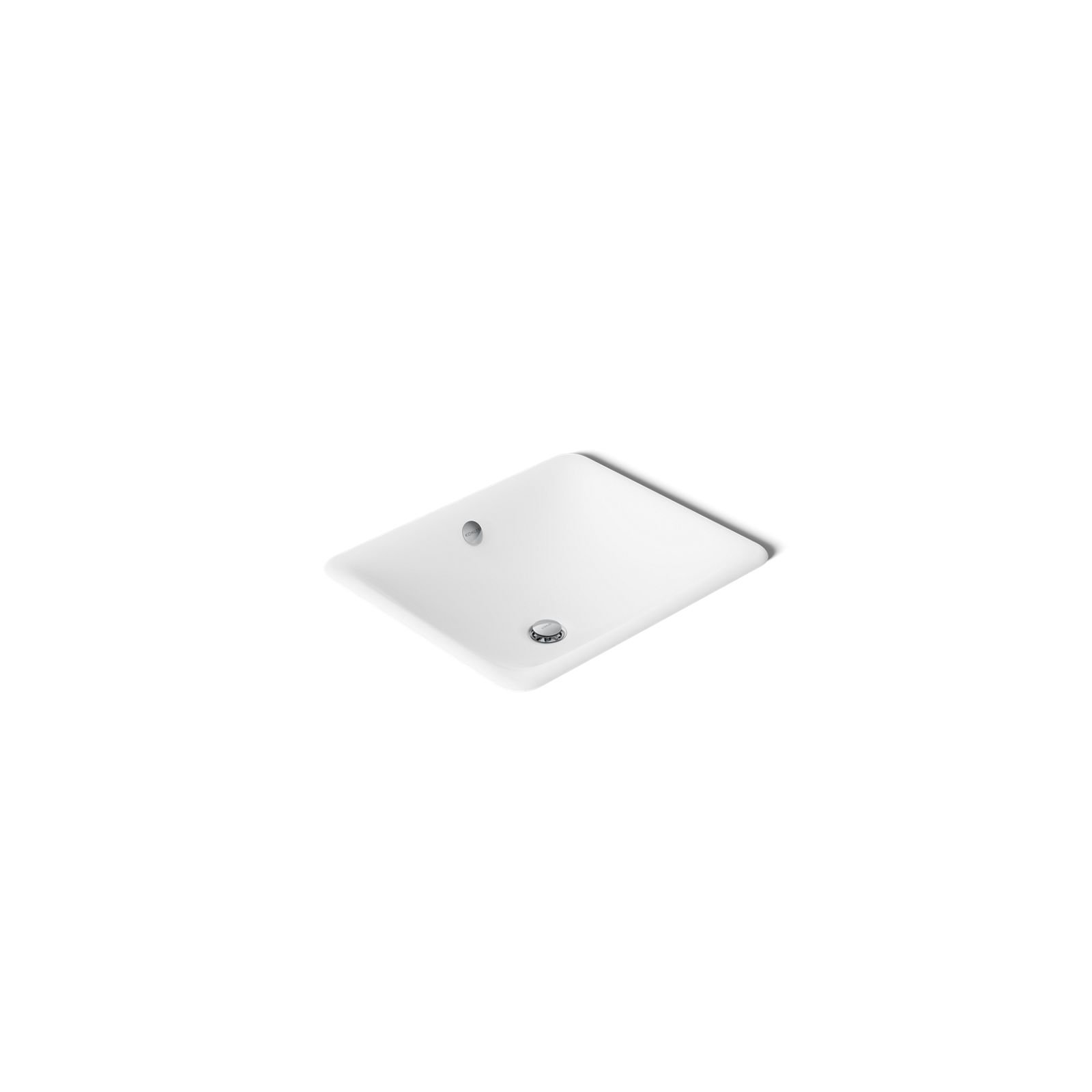 Iron Plains Dual-Mount Bathroom Sink, White