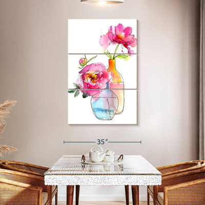 Harnek pivoine dans des vases