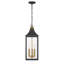 Lanterne suspendue d'extérieur 3 lumières 8,5 "Hurstborne