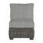 Fauteuil de chambre modulaire rustique tissé - gris ardoise-600847086-600847099-600847746