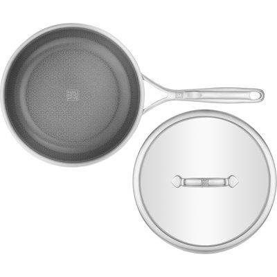 ZWILLING Peak 10-Inch Stainless Steel Dual Performance Fry Pan + Lid - Ceramic
